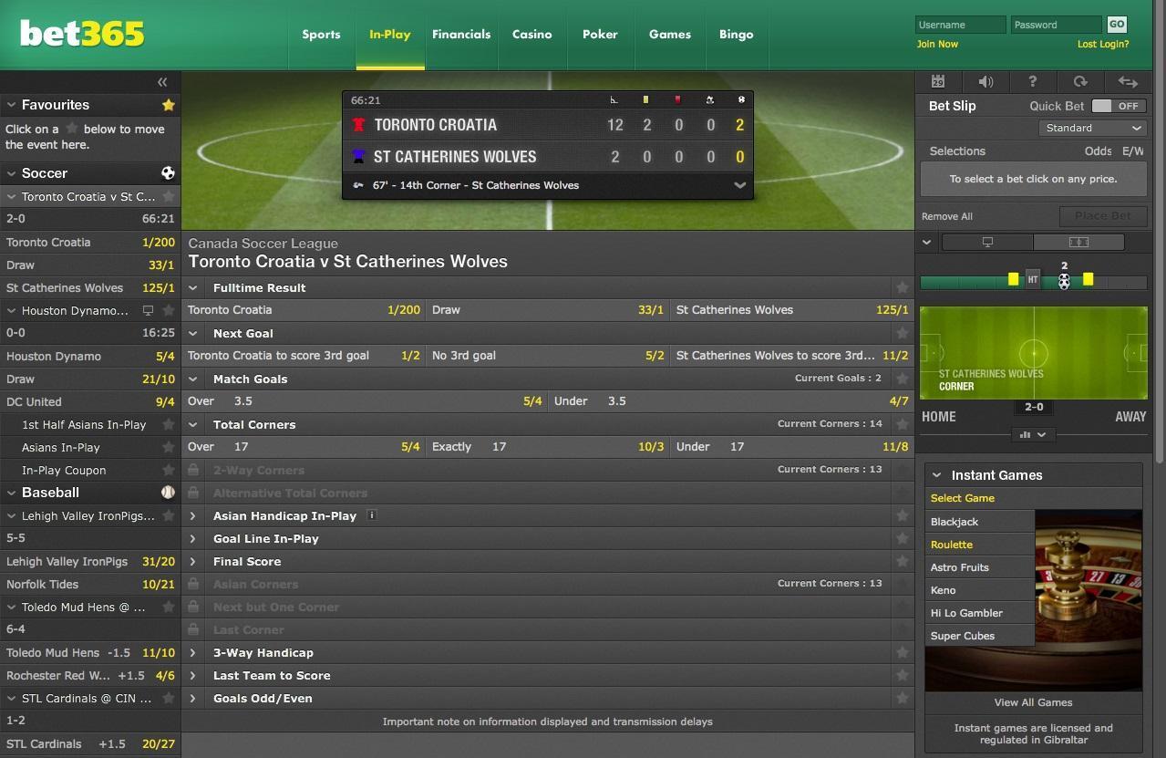 Bet365 platform